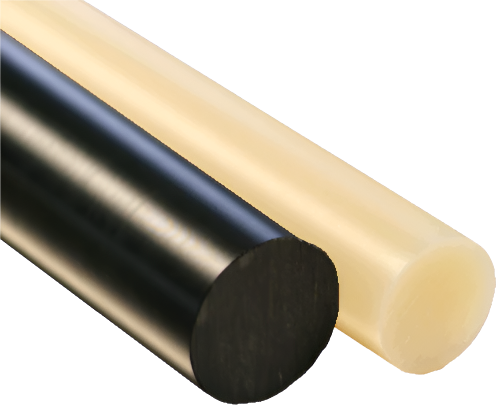 PA 6.6 Rundstab Polyamid Stab Rundmaterial Stange Nylon 66 natur schwarz