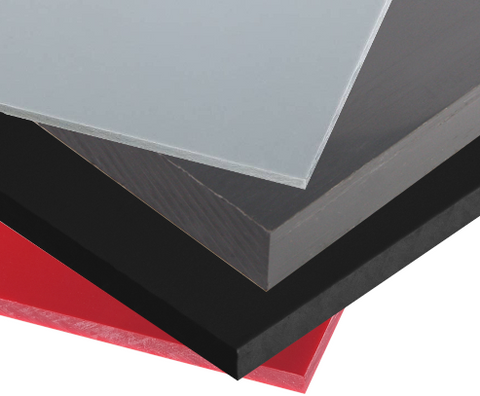 PVC-Platte, schwarz, 2000x1000x25 mm