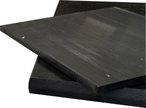 Plastikplatte rechteckig schwarz 35x16cm (10 Stück)