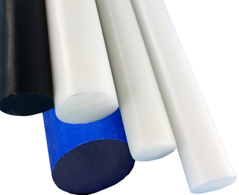 POM Stab Rundstab Vollstab Rundmaterial Stäbe Kunststoffstäbe natur weiß schwarz blau RAL 5002